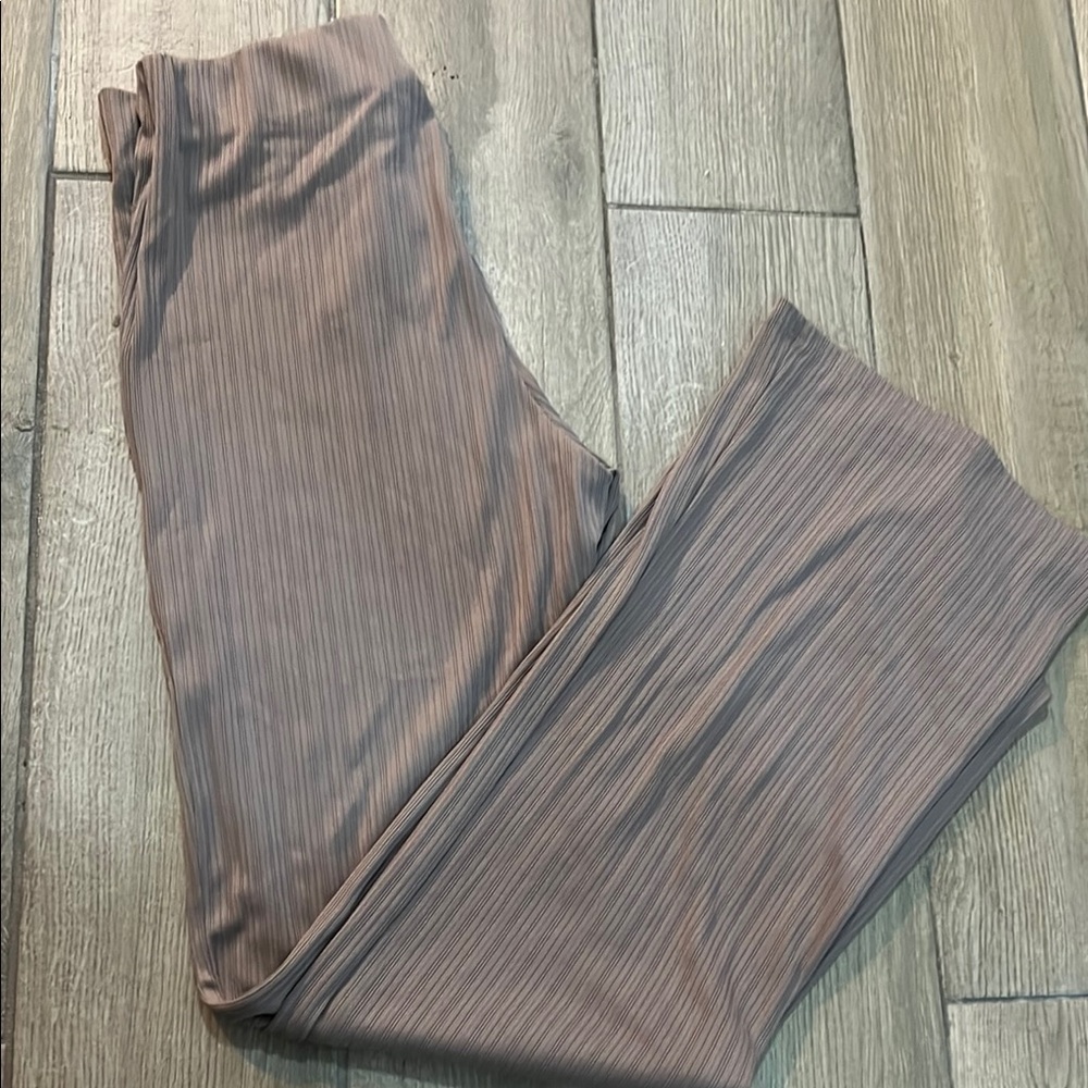Primark Taupe Striped Pants